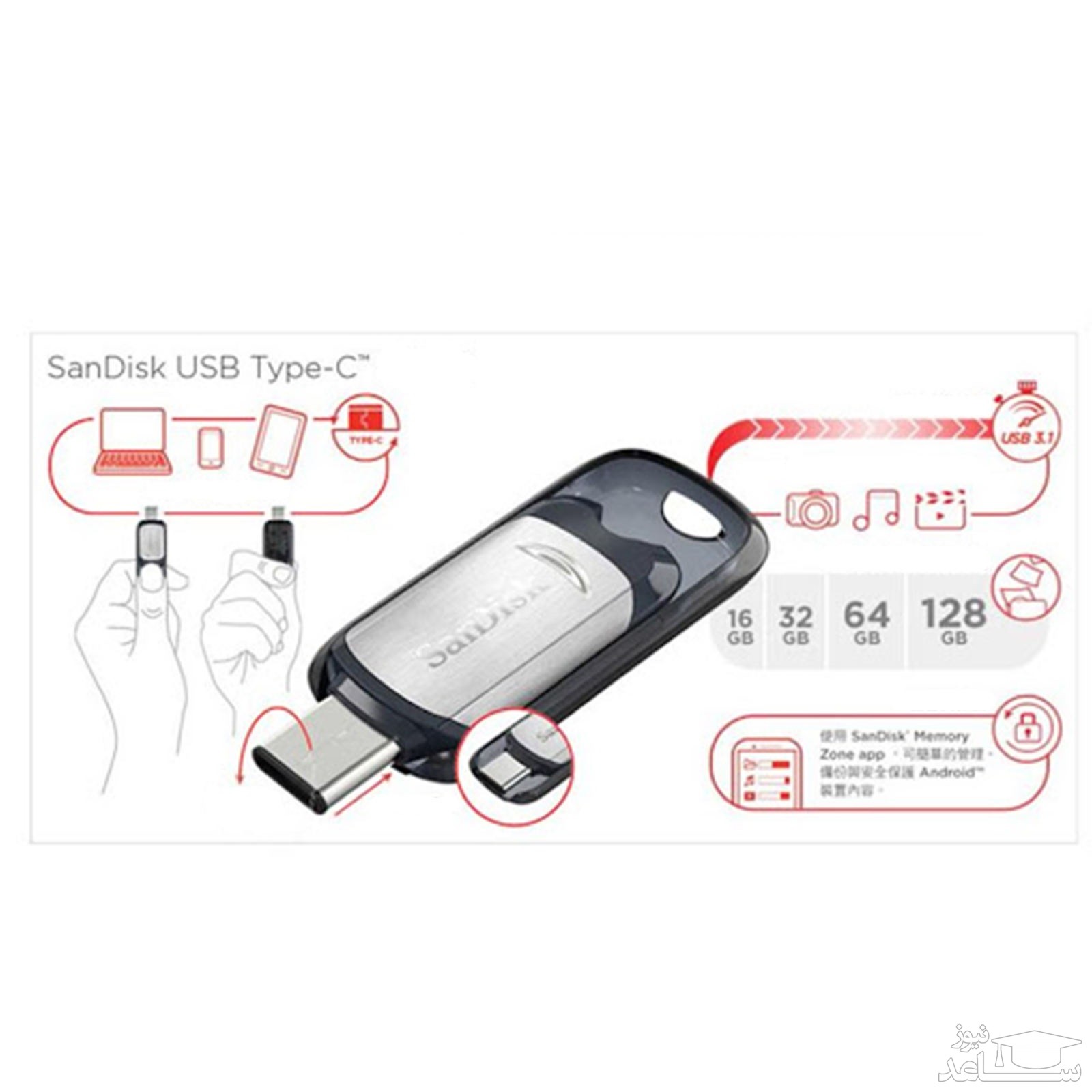 سان دیسک مدل CZ450