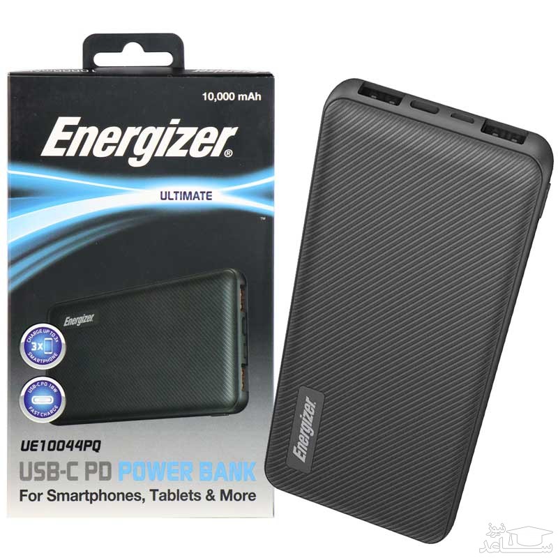شارژر همراه انرجایزر مدل UE10044PQ ظرفیت 10000 میلی آمپرساعت