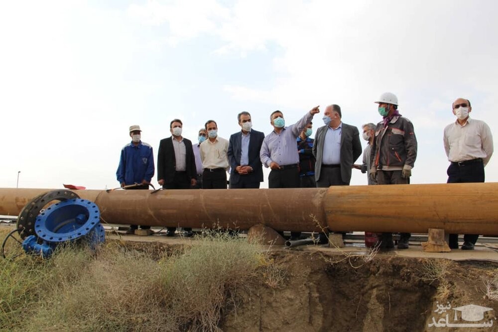 با تکمیل خط اضطراری ، آبرسانی سنتی همدان تغییر یافت + ویدیو