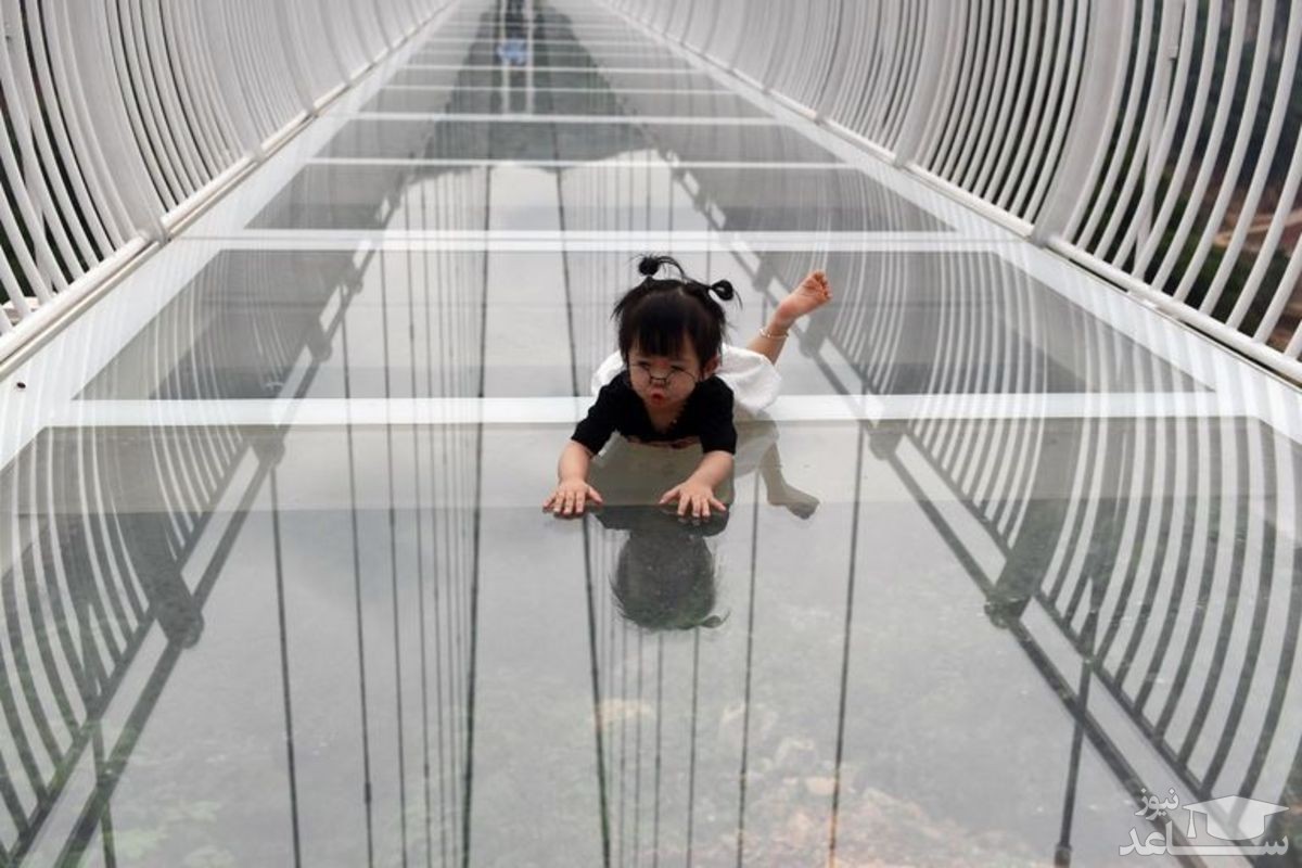 (فیلم) افتتاح طولانی‌ترین پل شیشه‌ای جهان