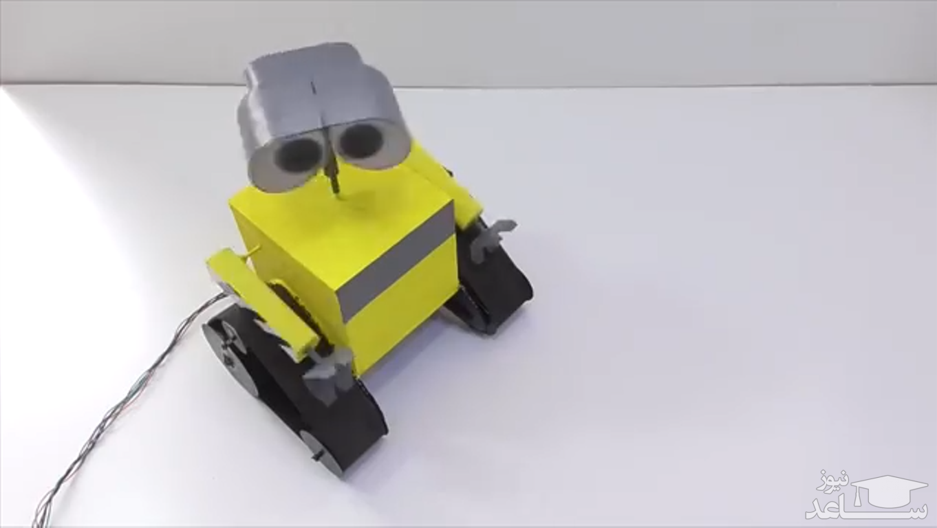 (فیلم) ساخت ربات با چوب بستنی