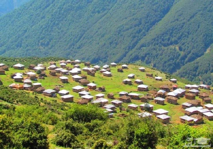 طبیعت چشم انداز روستای نوشا تنکابن