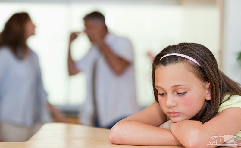 دختر ناراحت