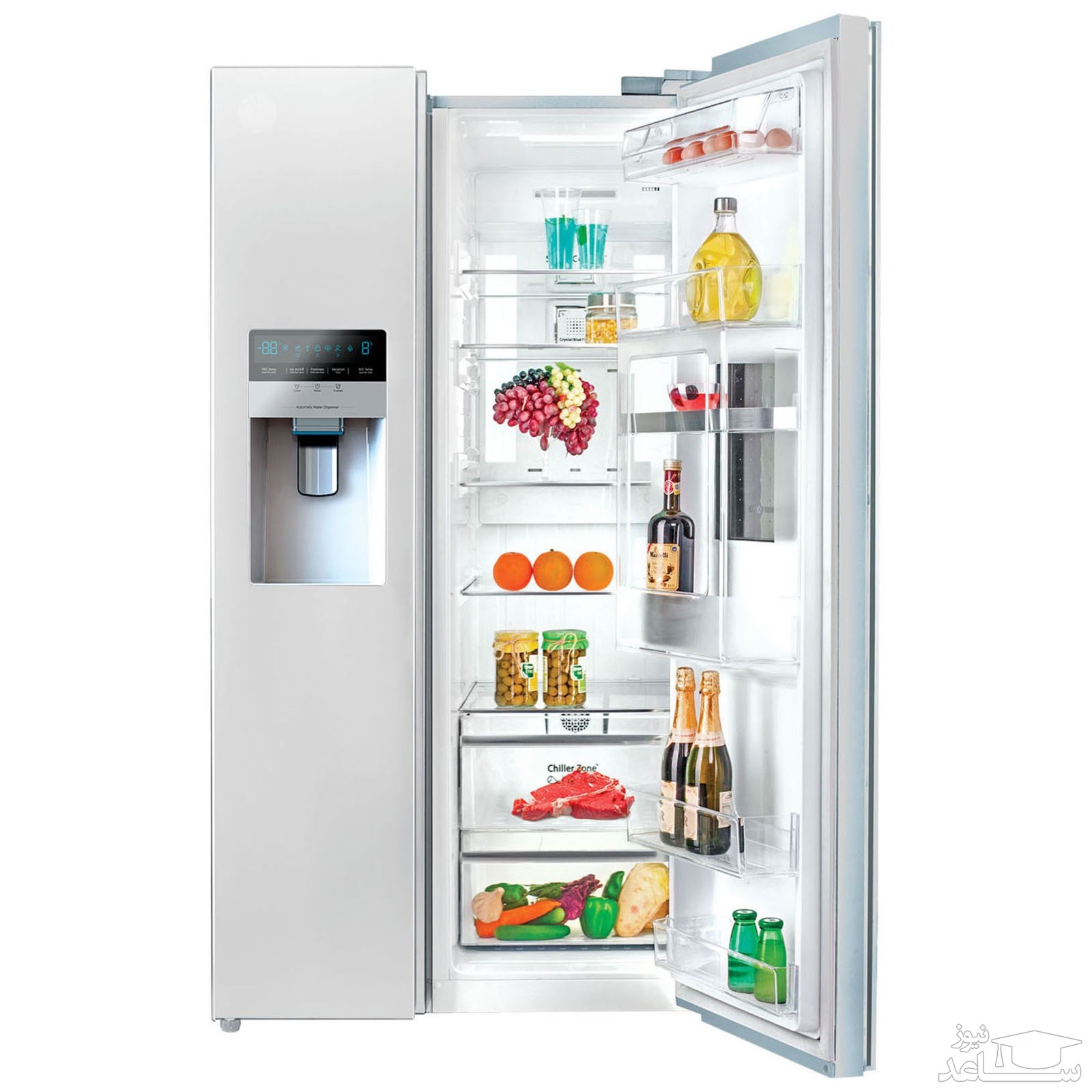 یخچال و فریزر ساید بای ساید اسنوا مدل S8-2322GW