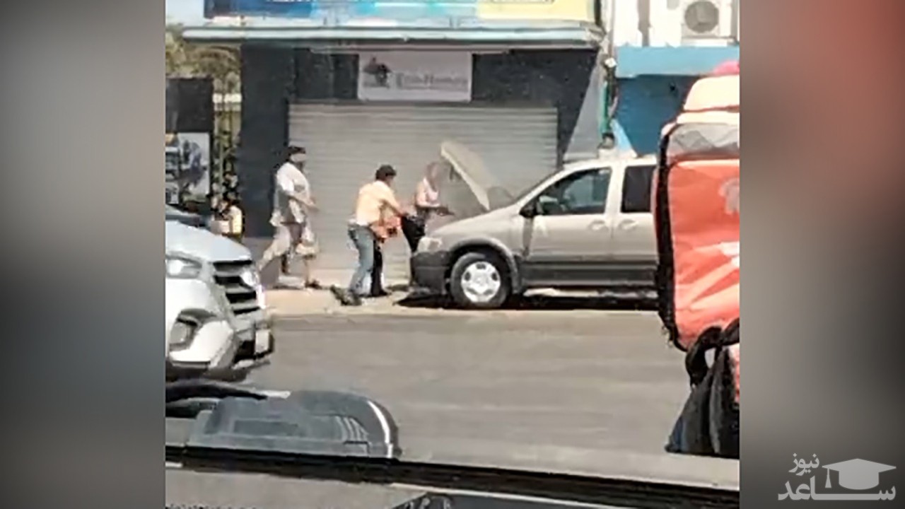 (فیلم) ثبت دو حادثه مجزا در یک قاب 