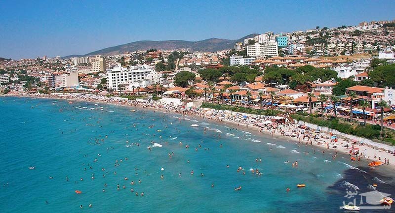 ساحل مخصوص بانوان در شهر کوش آداسی ترکیه