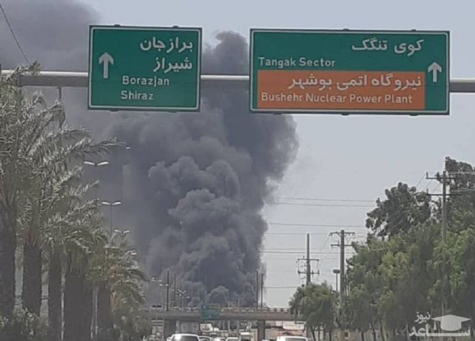 کارخانه شناور سازی در بوشهر آتش گرفت