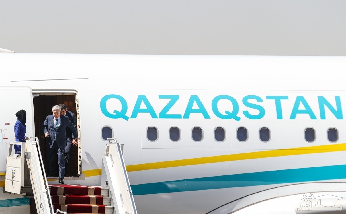(تصاویر) ورود رئیس جمهور قزاقستان به تهران