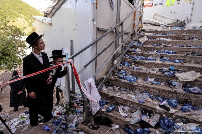 مرگ ده ها نفر ازدحام در یک مراسم آیینی یهودیان اسراییل