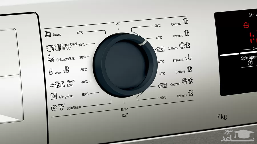 برنامه شست و شو لباسشویی بوش مدل WAJ2017SME