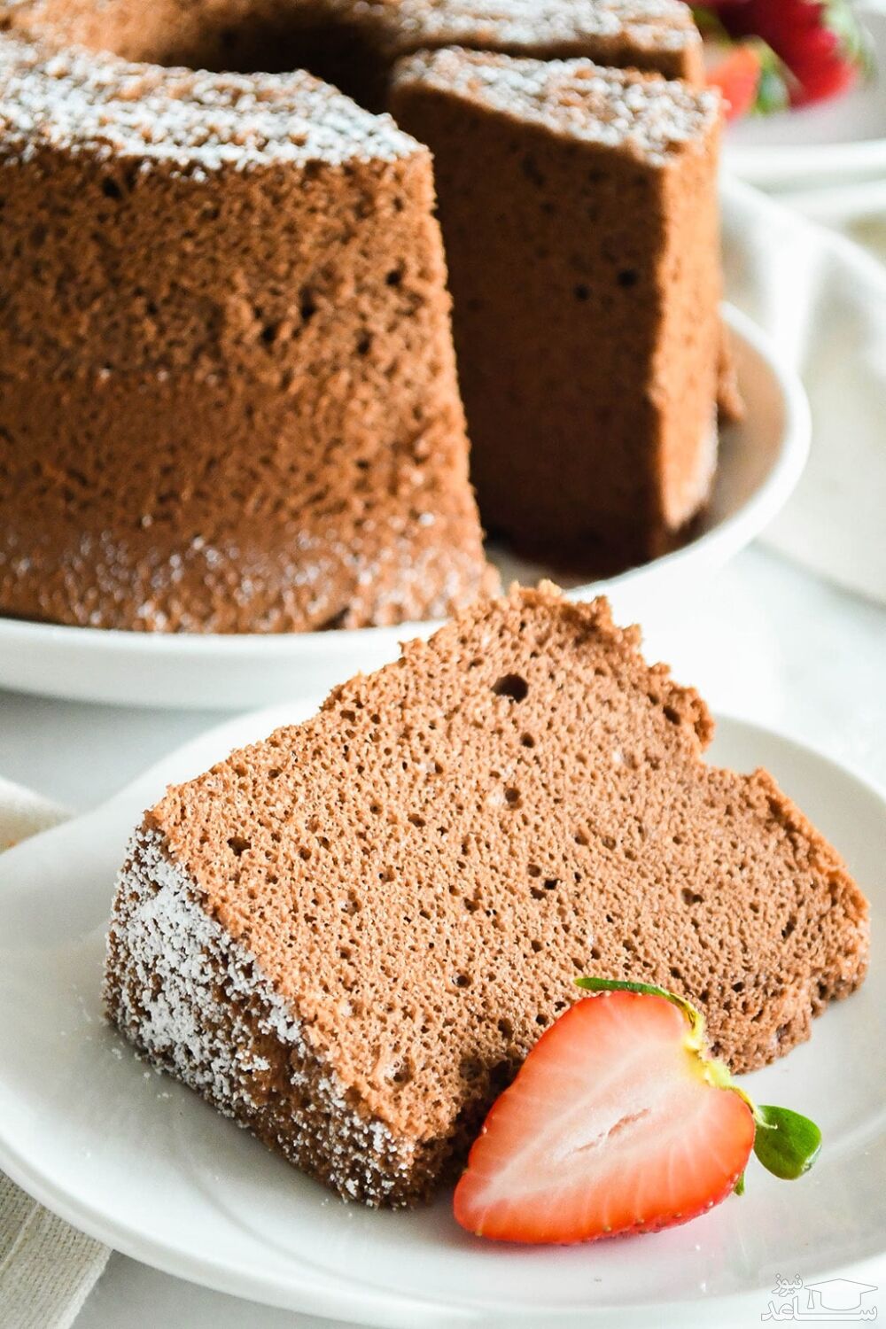 کیک اسفنجی شکلاتی آسان