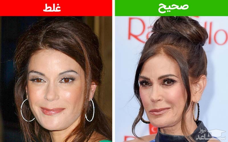 مدل ابرو برای  فرم صورت کشیده یا مستطیلی شکل