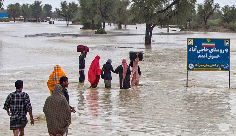 اقدام جالب یک هموطن برای سیل زدگان