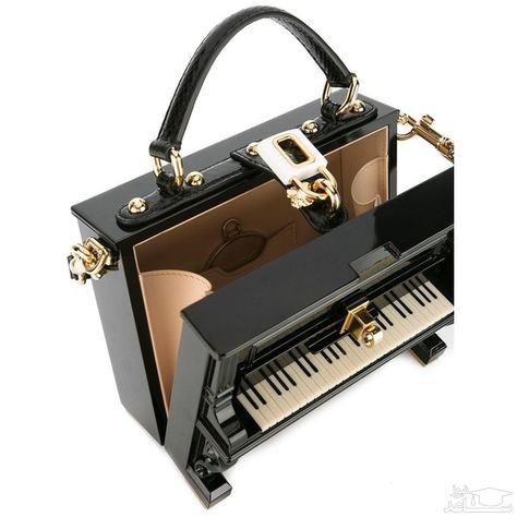 کیف زنانه به شکل پیانو