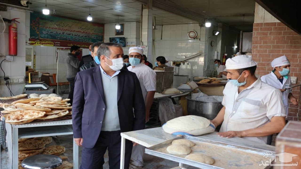 نحوه پیشگیری از کرونا در نانوایی