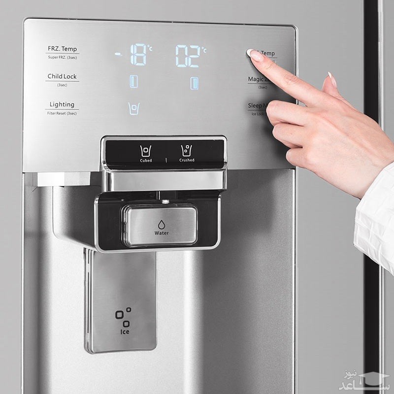 یخچال و فریزر ساید بای ساید دوو مدل D2S-1037SS