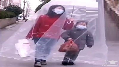 (فیلم) عجیب ترین اقدام یک مادر و دختر برای فرار ازکرونا
