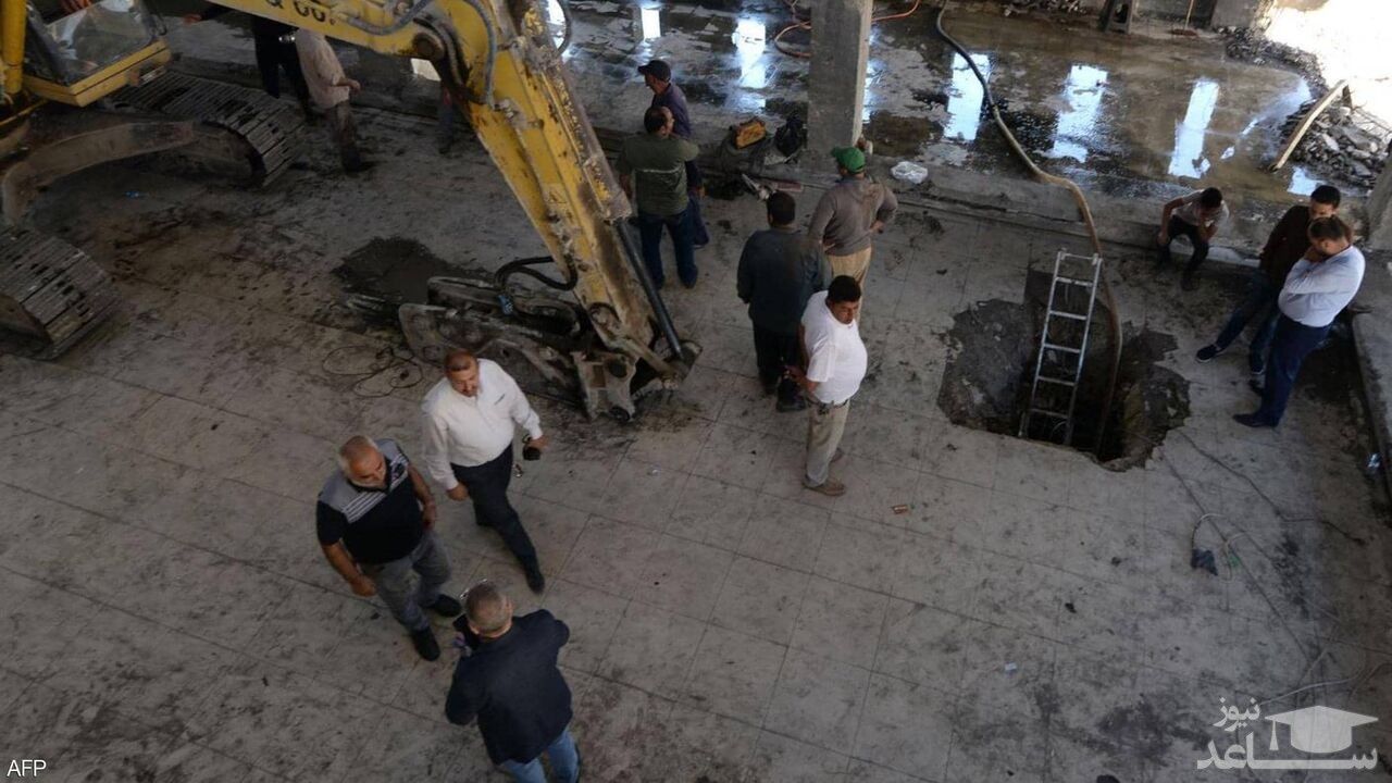 ۲۰۰ کیسه اسکناس از زیر آوار شعبه بانک مرکزی عراق خارج شد