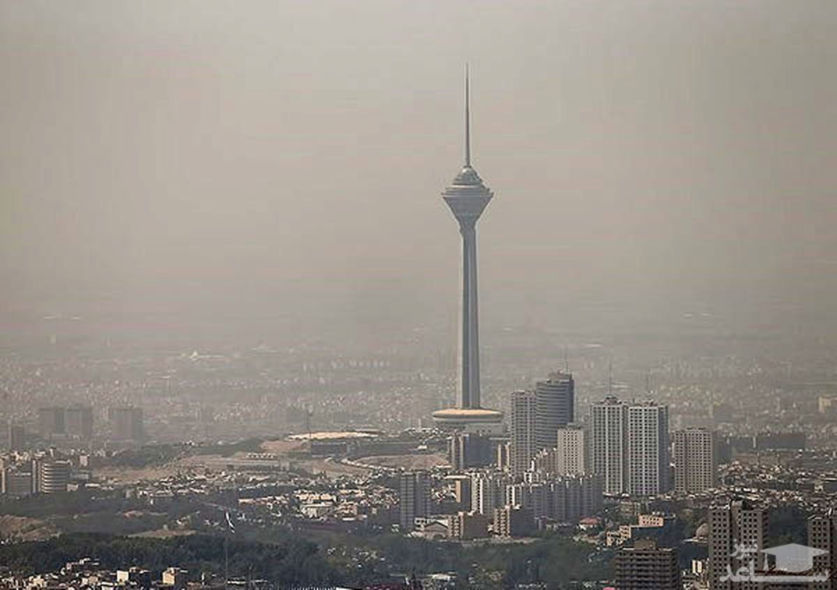 هوای پایتخت برای گروه ‌های حساس ناسالم شد
