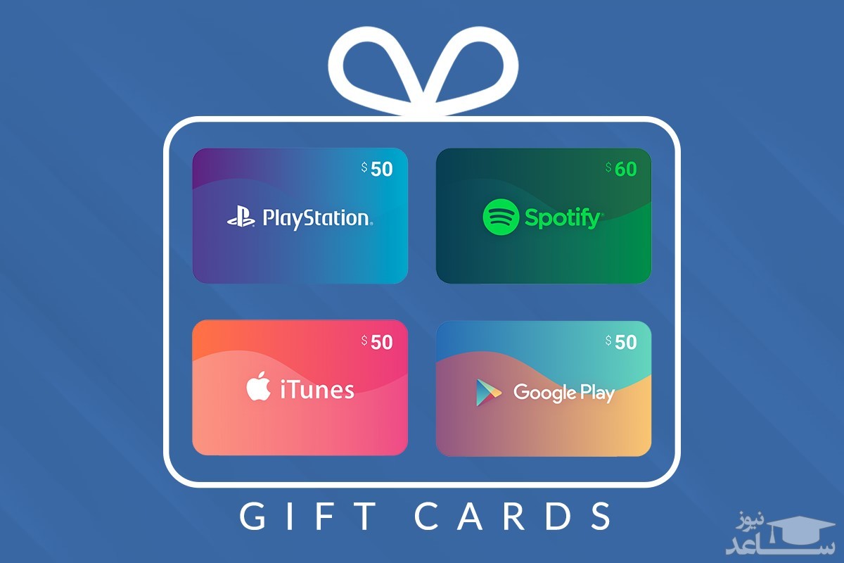 فروش گیفت کارت های بازی و اپلیکیشن