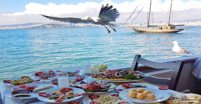 غذا در جزیره بیوک آدا