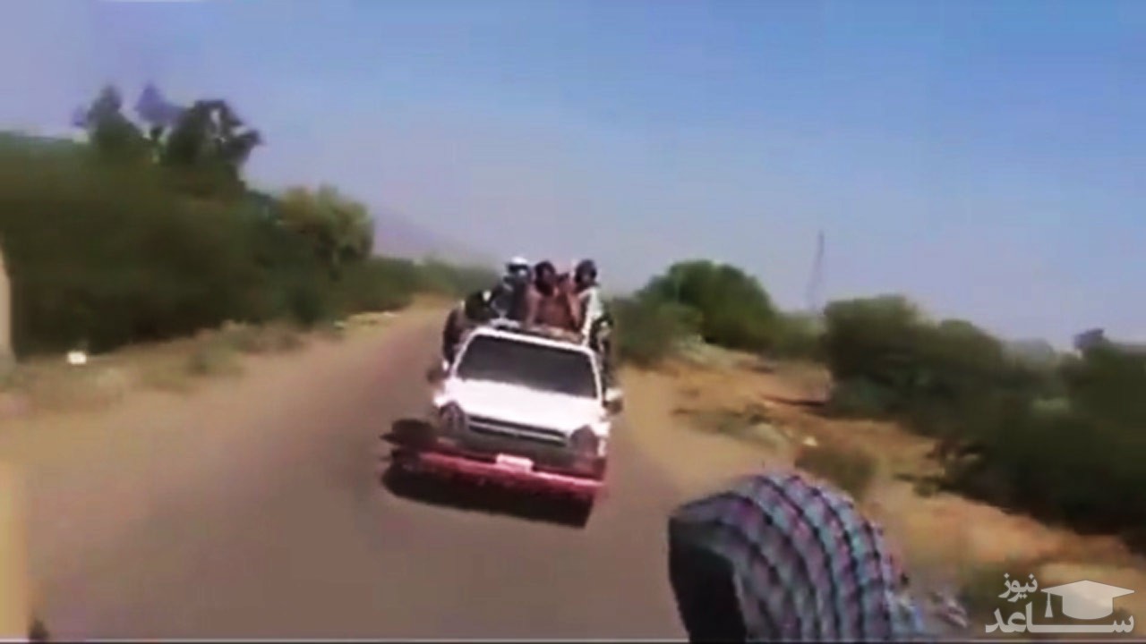 (فیلم) چپ کردن وحشتناک خودروی حامل میهمانان مراسم عروسی