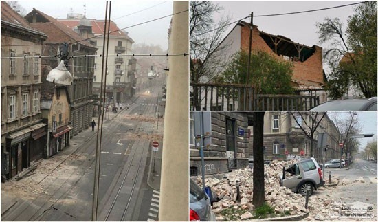 زلزله بسیار شدید، کرواسی را لرزاند