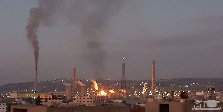 انفجار در پالایشگاه نفت بانیاس سوریه