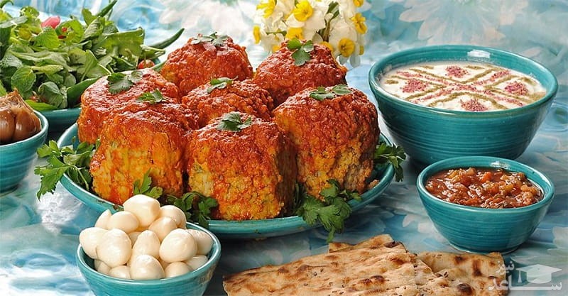  کوفته سبزی شیرازی