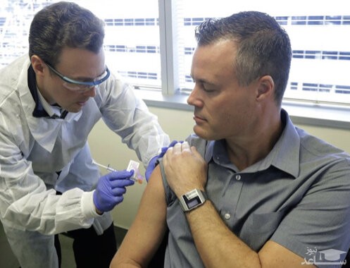 اولين تست واكسن كرونا در آمريكا انجام شد +فیلم