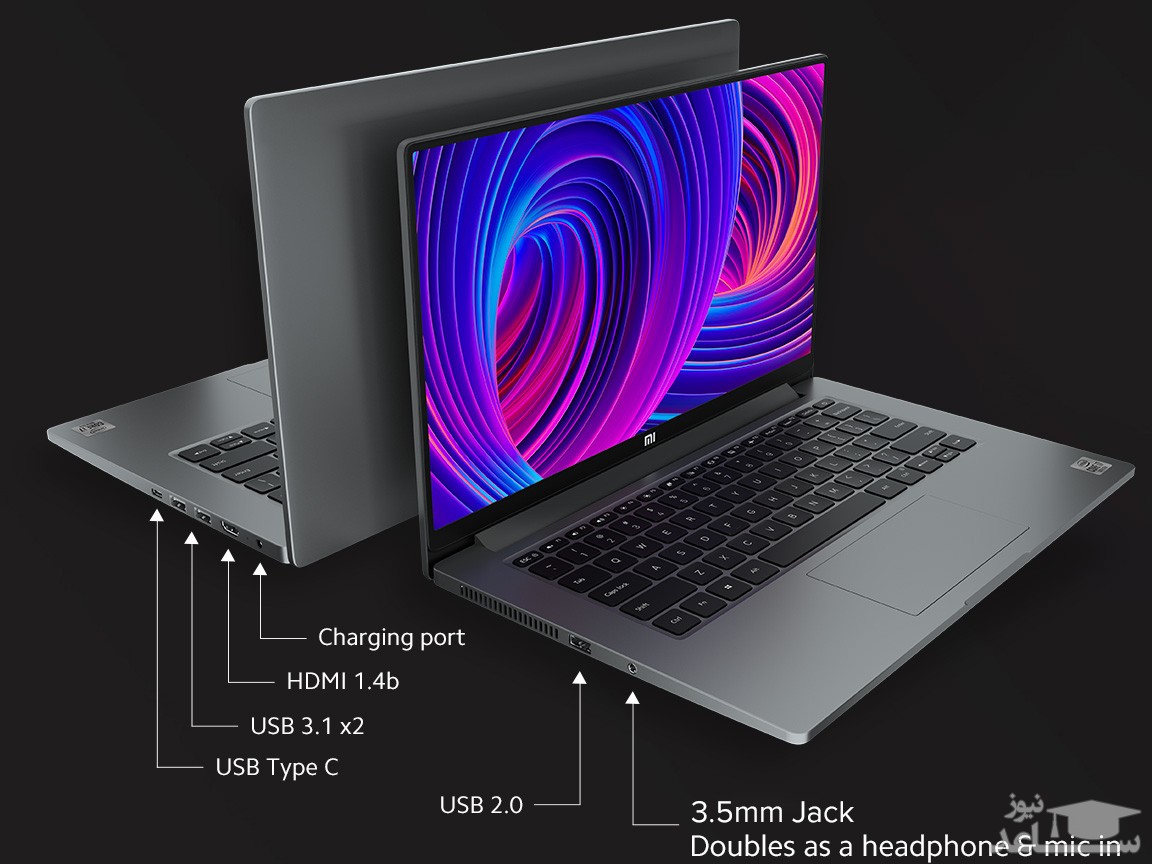 لپ تاپ 14 اینچی شیائومی مدل Mi RedmiBook 14 10510U - B