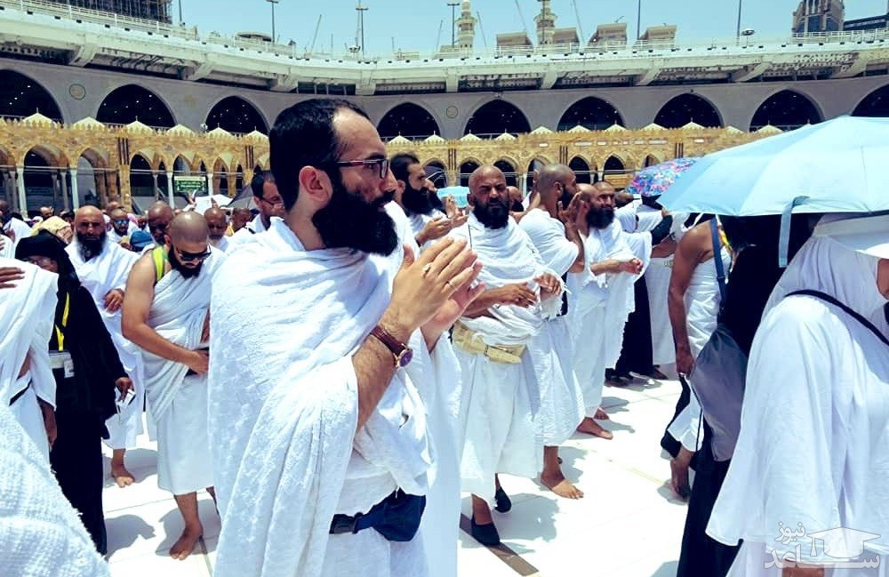 (تصاویر) جنجال حضور «انس حقانی» در مراسم حج