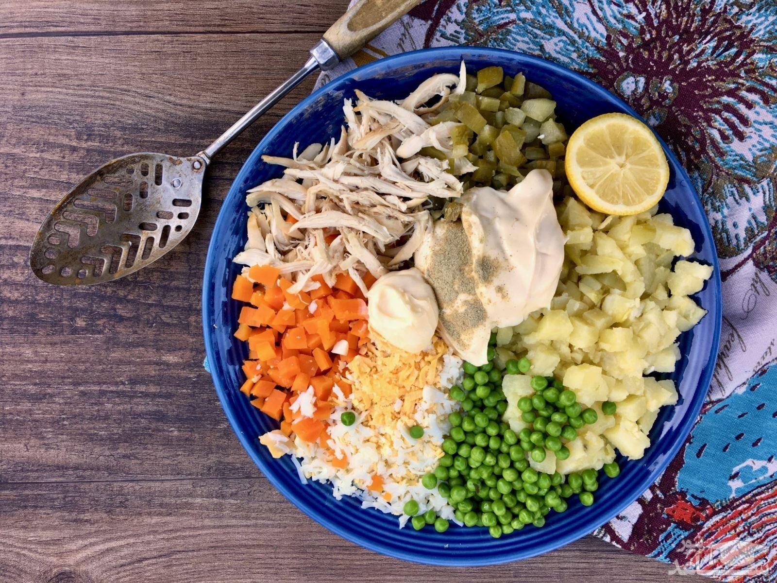 روش نگهداری سالاد الویه در منزل