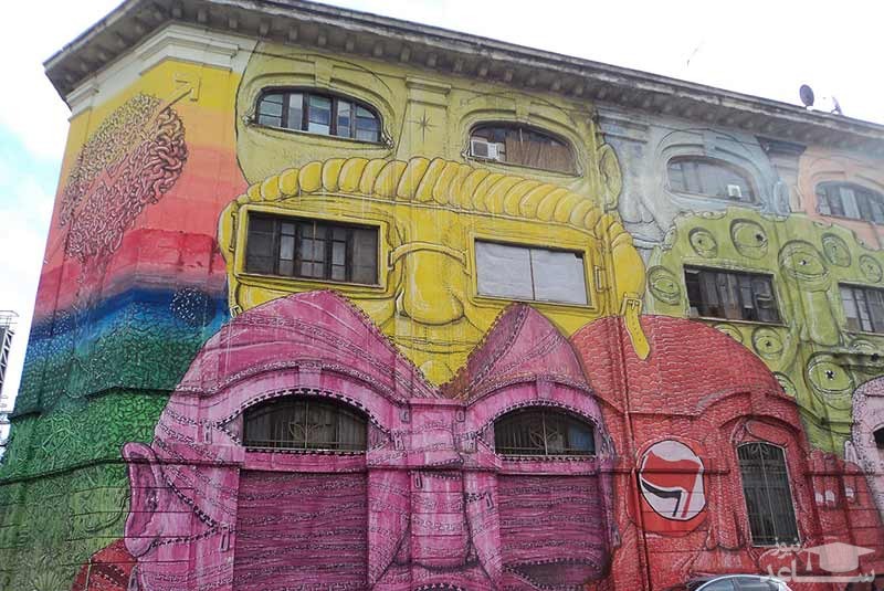 نقاشی رو دیوار محله‌‌ اوستینس