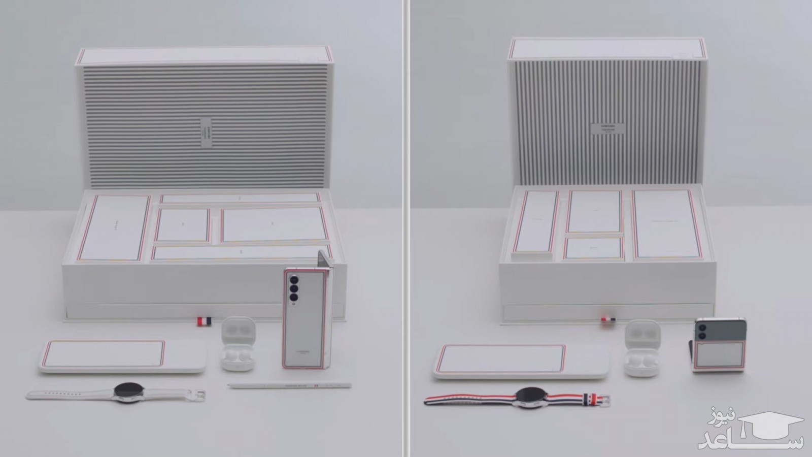 انتشار ویدیوی رسمی جعبه‌گشایی نسخه تام براون گلکسی زد فولد ۳ و زد فلیپ ۳