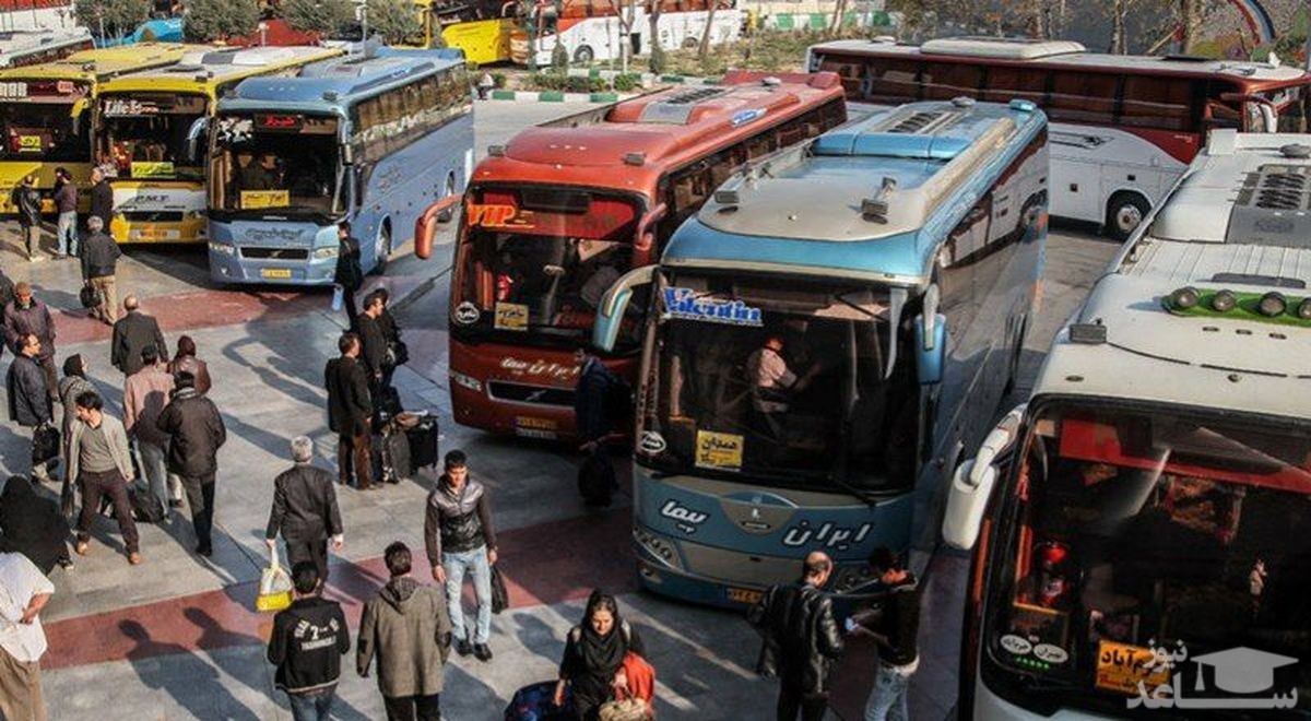 هجوم مسافران به اتوبوس‌های بین‌شهری