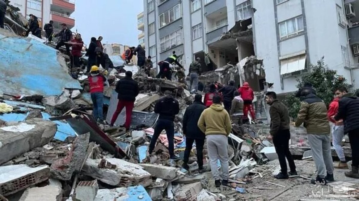 تلخ ترین عکس از زلزله ترکیه که با دیدنش قلب آدم به درد می آید
