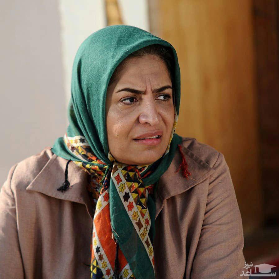 چهره غم زده «ساناز سماواتی»