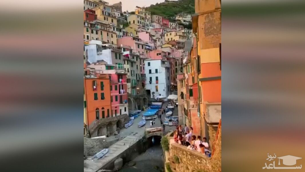 (فیلم) روستایی شبیه به یک تابلو نقاشی در ایتالیا 