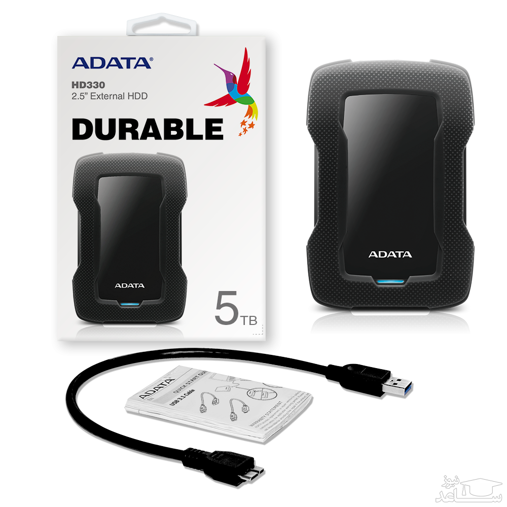 هارد اکسترنال ای دیتا مدل HD330 ظرفیت 5 ترابایت