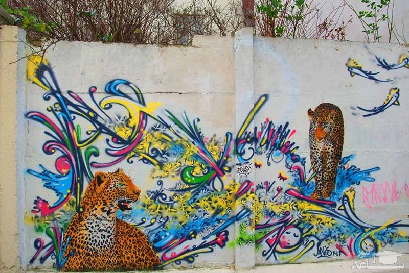 نقاشی روی دیوار خیابان لورنس ساوار