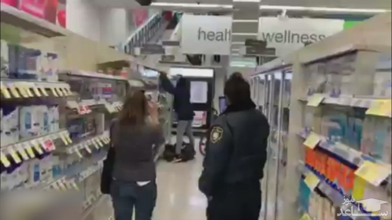 (فیلم) دزدی عجیب یک سارق در روز روشن