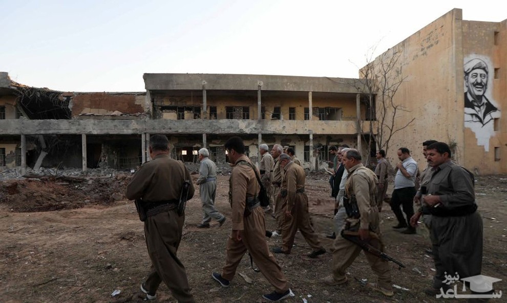 (تصاویر) مقر حزب دموکرات کردستان پس حملات موشکی سپاه