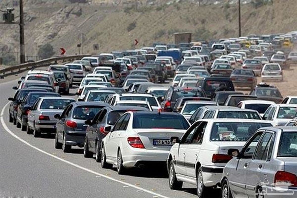 ترافیک سنگین در محورهای شمالی/جاده چالوس یکطرفه شد