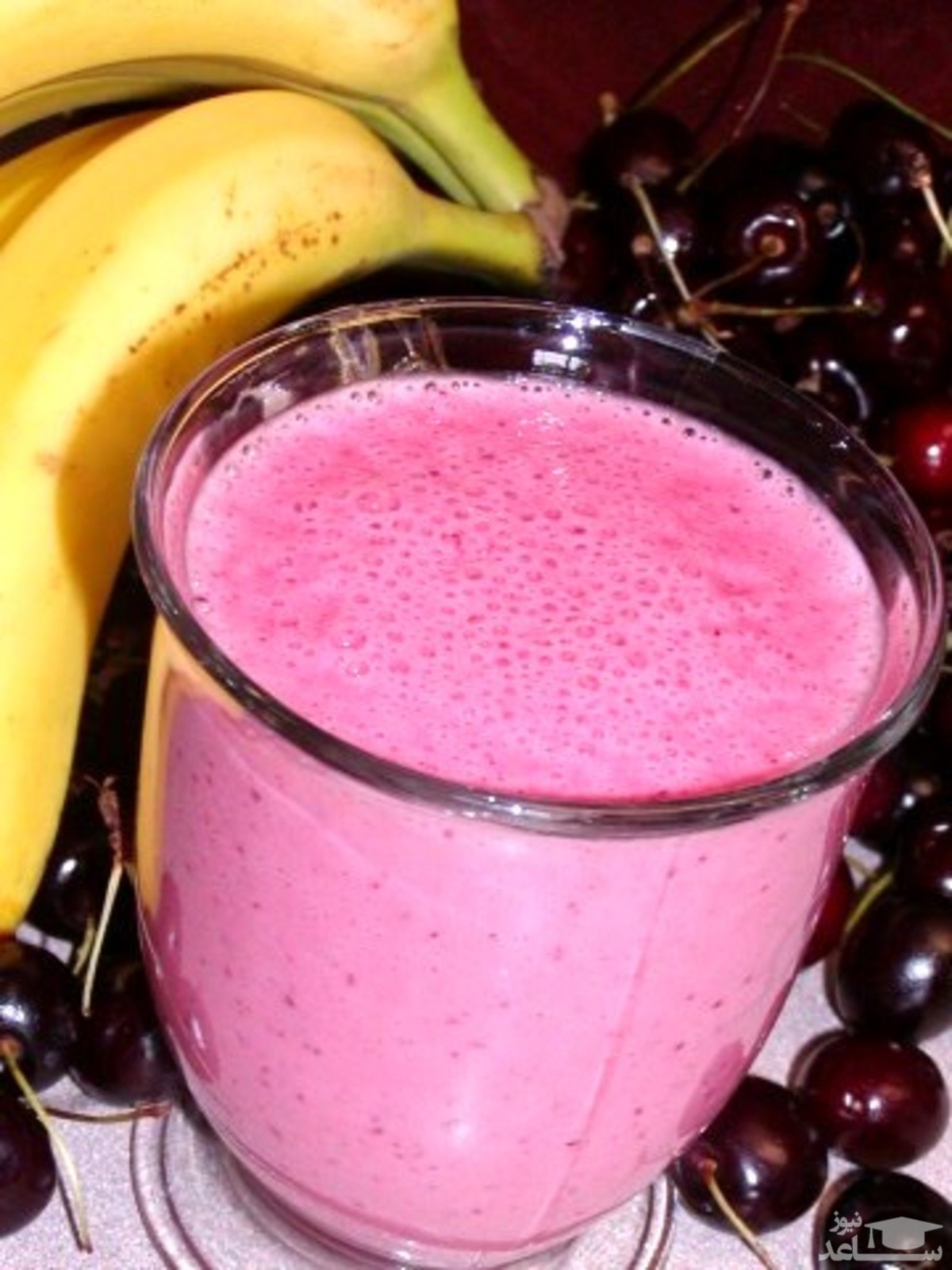  اسموتی گیلاس با موز