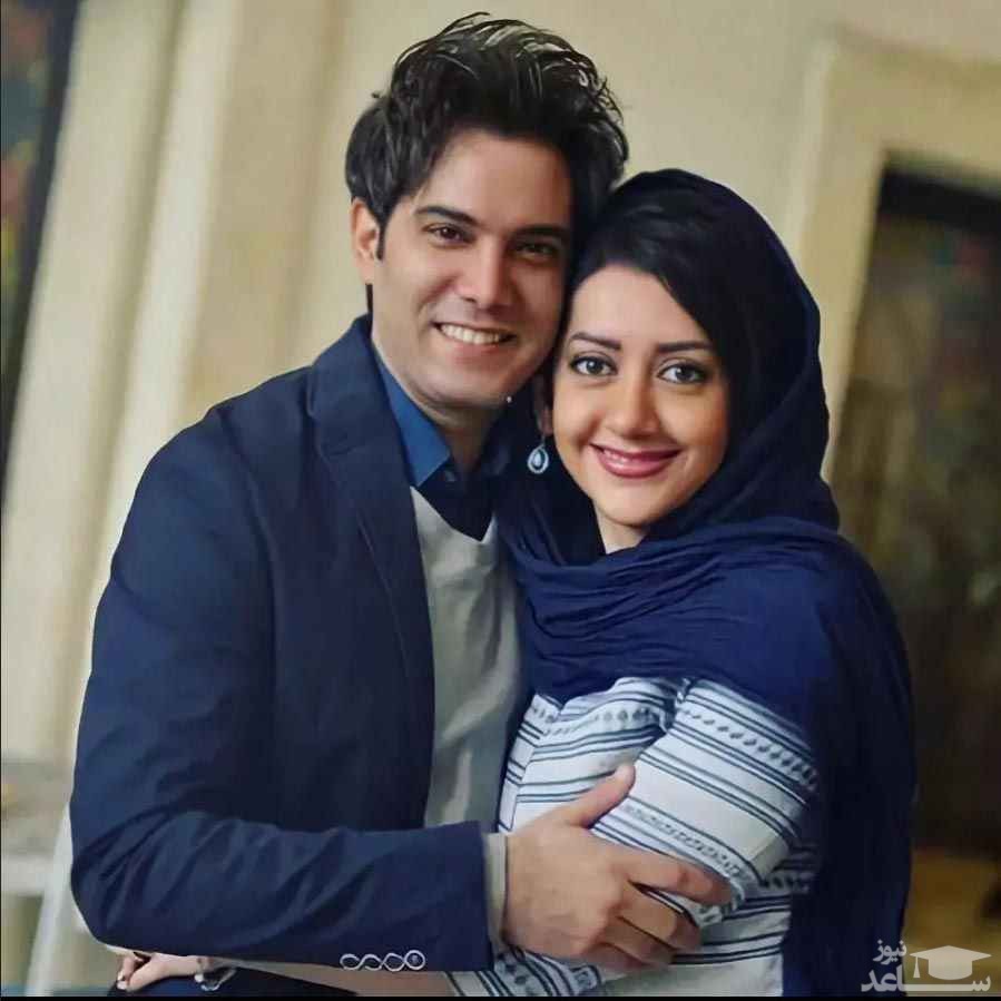 امیرعلی نبویان و همسرش