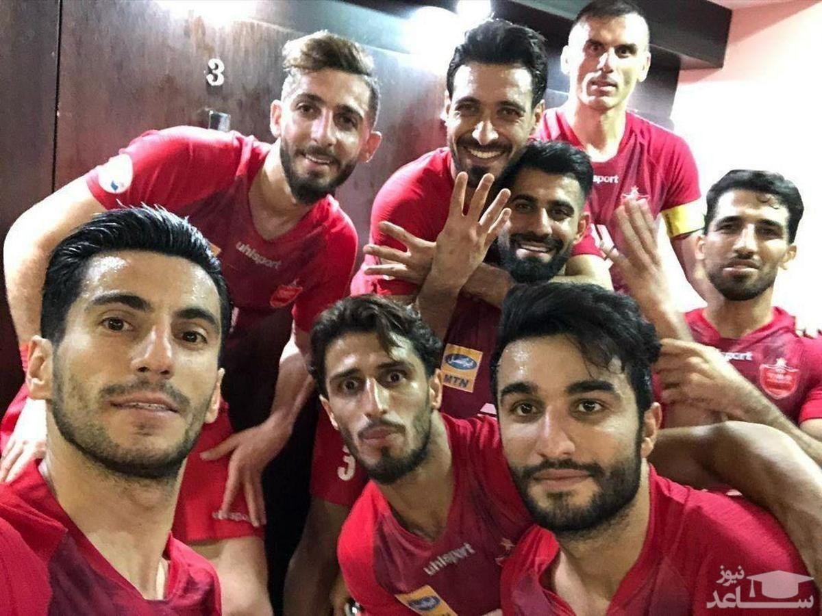 سوژه رختکن پرسپولیس بعد از پوکر قهرمانی