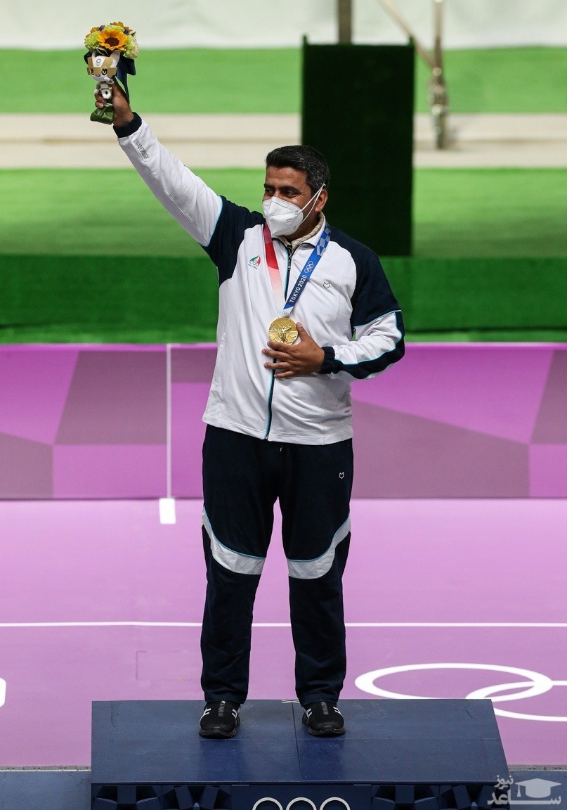 مدال طلای جواد فروغی در تیراندازی در المپیک توکیو