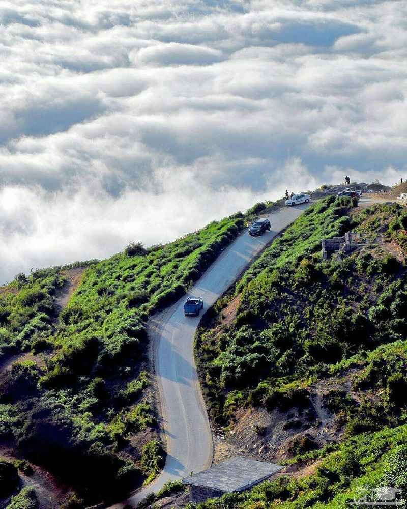 تصویر هوایی زیبا از جاده فیلبند
