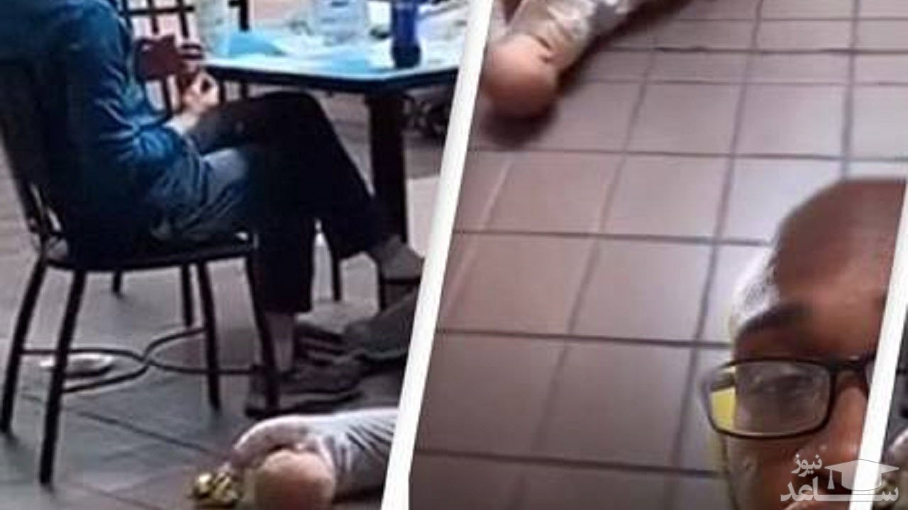 اقدام عجیب یک مادر برای خواباندن کودک در کف رستوران!